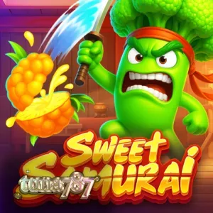 Tampilan visual slot Sweet Samurai dengan tema dojo buah